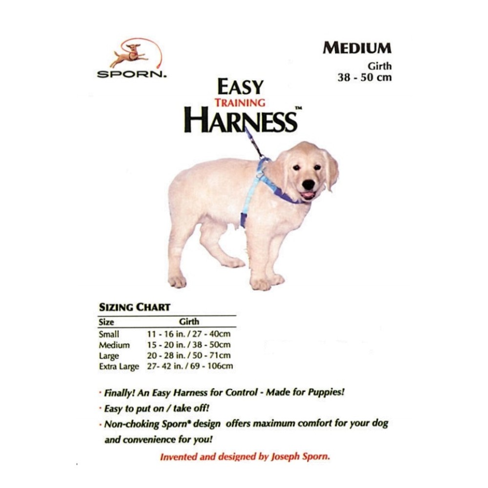 Sporn Puppy Easy Training Harness Pink